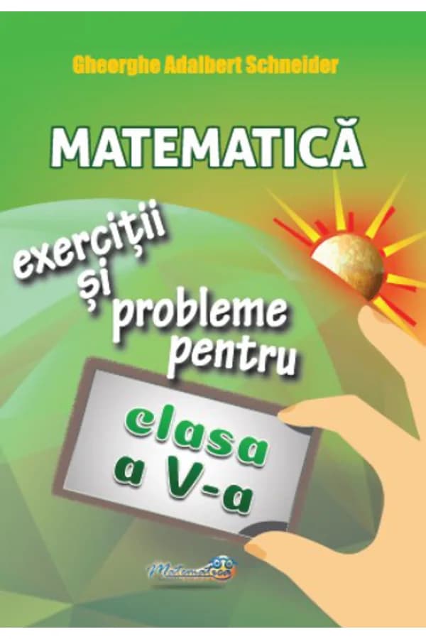 Coperta cărții Matematică – Exerciții și probleme pentru clasa a V-a