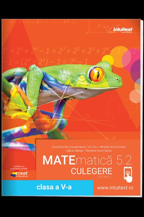 Coperta cărții Culegere de matematică - clasa a V-a, volumul 2