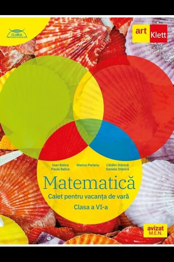Coperta cărții Matematică. Caiet pentru vacanța de vară. Clasa a VI-a