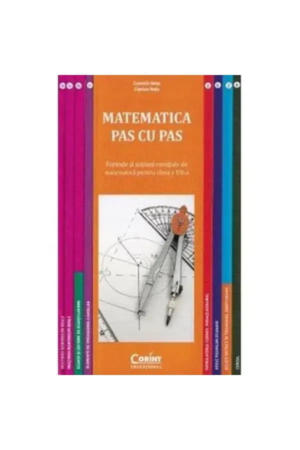 Coperta cărții Matematică pas cu pas. Formule și noțiuni esențiale. Clasa a VII-a