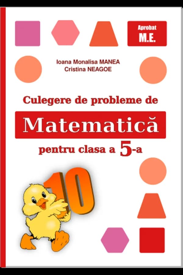 Coperta cărții Culegere de probleme de matematică pentru clasa a 5-a