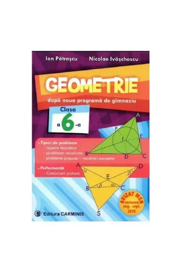Coperta cărții Geometrie. După noua programă de gimnaziu. Clasa a VI-a