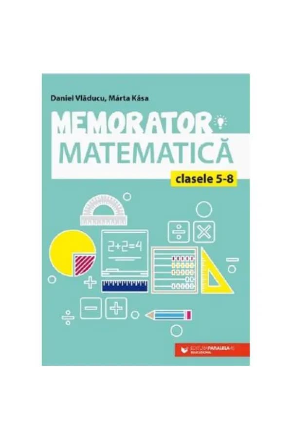 Coperta cărții Memorator de matematică pentru clasele V–VIII